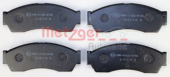 METZGER 1170590 Bremsbelagsatz, Scheibenbremse